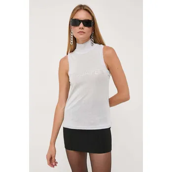 Top Patrizia Pepe dámský, šedá barva, s pologolfem 8K0160.K128 90A, vel. 40