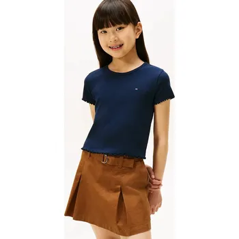 Dětské tričko Tommy Hilfiger KG0KG08590.104.122.9BYA námořnická modř 59X, vel. 104