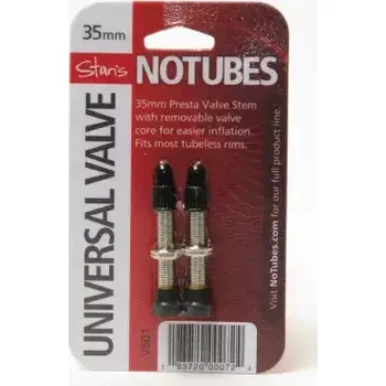 Duše na kolo No Tubes Universal Tubeless ventilky 35mm - pár