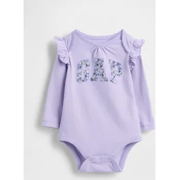 Dívčí tričko GAP Dívčí Baby body s logem GAP Fialová 0-3 měsíce (2954424)