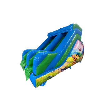 Skákací hrad Nafukovací skluzavka Kompakt+ Jungle | Certifikováno | Profi provedení | Různé motivy