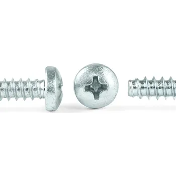 Vrut Šroub do plechu bez špičky ZnB, půlkulatá hlava, DIN 7981F - 3.9x19