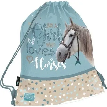 Školní sáček Zatahovací vak Mici Horses