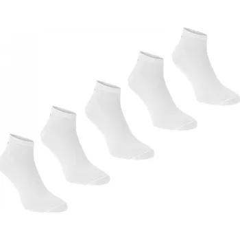 Pánské ponožky Slazenger 5 Pack Trainers Socks Children White Children's C8-C13