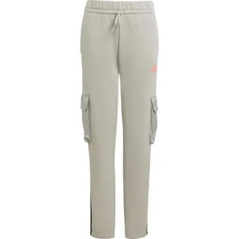 adidas Utility Fleece Cargo Joggers Juniors Grey/Coral 11-12 Years