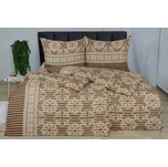 Povlečení mikrosatén KATORA hnědé