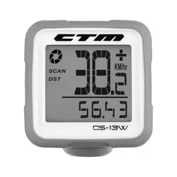 Tachometr CTM bezdrátový cyklopočítač Silicone (šedá)
