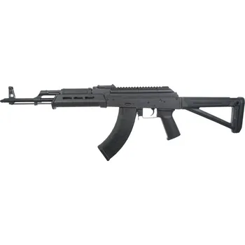 Airsoftová zbraň AKM Magpul PTS Zhukov, short, pevná pažba, nylon, Black, Cyma Sport, CM.680D