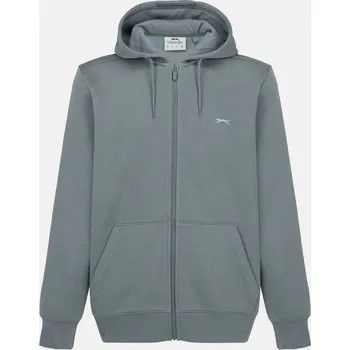 Pánská mikina Slazenger Full Zip pánská mikina Slate Grey L