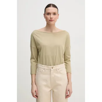 Pánské tričko Tričko s dlouhým rukávem Sisley modrá barva, 3QU4L12EE 81X, vel. XS