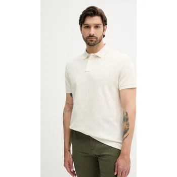 Pánské tričko Bavlněné polo tričko Tommy Hilfiger MW0MW33167 béžová 01X, vel. L