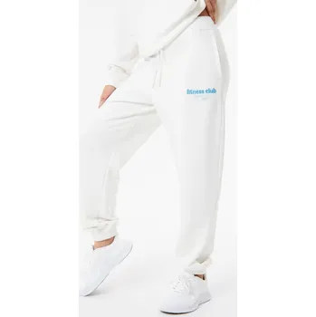 USA Pro Sophie Habboo Oversized Closed Hem Fleece Joggers Cream 10 (38)