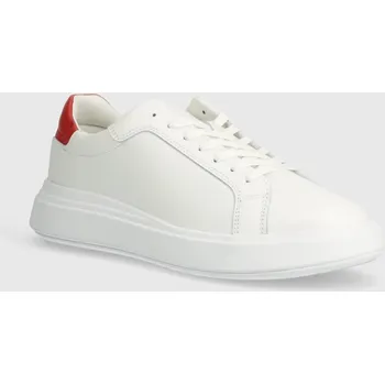 Pánské tenisky Kožené tenisky Calvin Klein LOW TOP LACE UP LTH HM0HM01016 bílá 00B, EUR 45