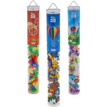 ostatní stavebnice 2+1 Plus-Plus (100ks) Tuba Basic Neon Víla