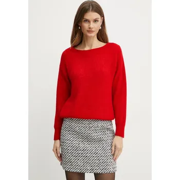 Pánský svetr Svetr z vlněné směsi Morgan MREINE červená 29X, vel. M