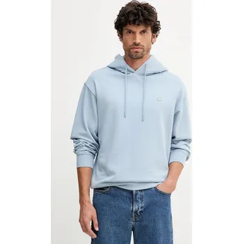 Pánská mikina Bavlněná mikina United Colors of Benetton pánská, černá barva, s kapucí, hladká, 342ZU201K 05X, vel. XXL