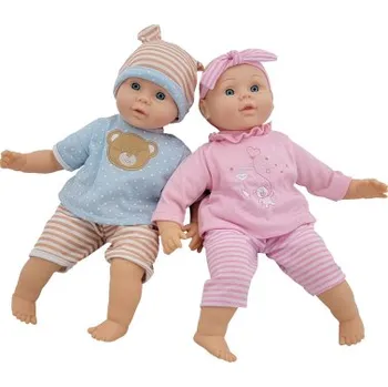 Kolébka pro miminko Miminko Bambolina Rose s 50 českýmí slovy - růžová holčička