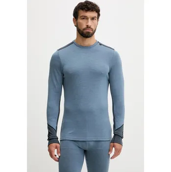Pánské tričko Funkční vlněné tričko s dlouhým rukávem Helly Hansen LIFA MERINO 49364 modrá 50X, vel. M