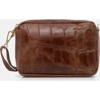 Kabelka Kožená kabelka Answear.LAB 446-2.hak hnědá 89X, vel. ONE SIZE