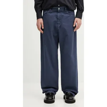 Pánské kalhoty Bavlněné kalhoty Carhartt WIP Landon Pant pánské, modrá barva, I034806.2OTGD, 29, 95X