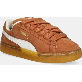 Pánská obuv Kožené tenisky Puma Suede XL 395205 hnědá 82X, EUR 38