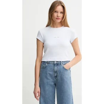 Pánská móda Tričko Calvin Klein Jeans LV047AB802 fialová 04A, vel. XS