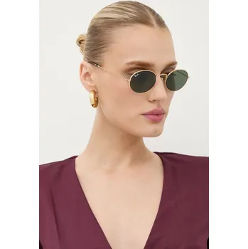 Sluneční brýle Sluneční brýle Ray-Ban OVAL, 51, zlatá, GLD