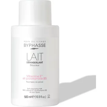 Byphasse jemné odličovací mléko pro obličej a oční okolí 500 ml