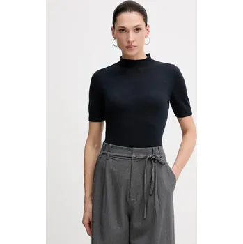 Pánský svetr Svetr s příměsí vlny Sisley 11BAM105P námořnická modř 59X, vel. M