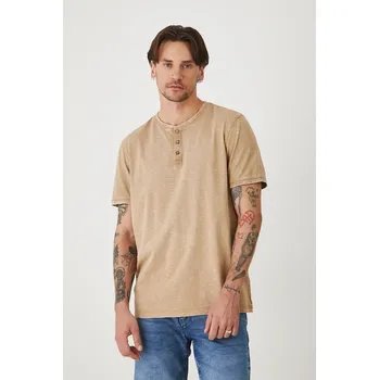 Bavlněné tričko Medicine pánské, béžová barva RS25.TSM090 08X, vel. XXL