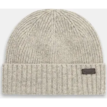 Čepice Vlněná čepice Barbour MHA0449 šedá 90A, vel. ONE SIZE