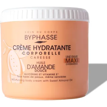 Byphasse hydratační tělový krém s mandlovým olejem 500 ml