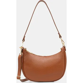 Kabelka Kožená kabelka Answear.LAB 249615.hak hnědá 82X, vel. ONE SIZE