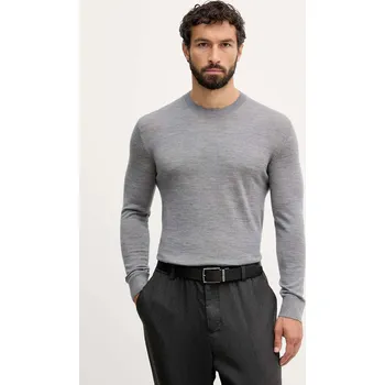 Dámský svetr Vlněný svetr United Colors of Benetton 11AHU1056 šedá 90X, vel. XL