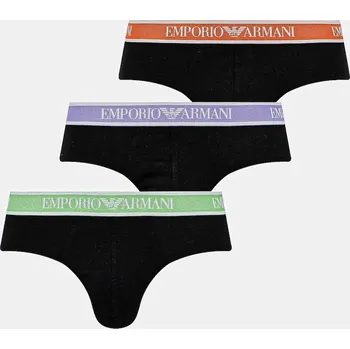 Boxerky Spodní prádlo Emporio Armani Underwear 3-pack EM000258.AF10779 černá 99X, vel. S