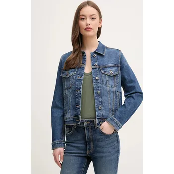 Pánská větrovka Džínová bunda United Colors of Benetton 21TBDN00N modrá 55A, vel. S