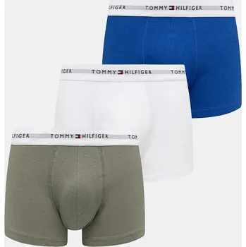 Pánské spodní prádlo Boxerky Tommy Hilfiger 3-pack UM0UM02761 bílá 00B, vel. S