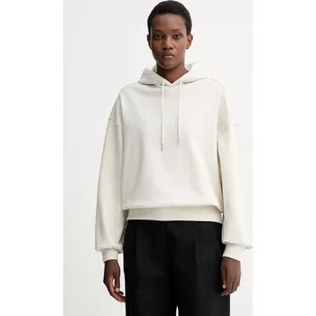 Pánská móda Bavlněná mikina Calvin Klein LV044C210G béžová 08X, vel. S