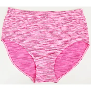 Kalhotky Greenice Dámské bezešvé kalhotky melír vz.86 Velikost: 3XL - 4XL, Barva: růžová