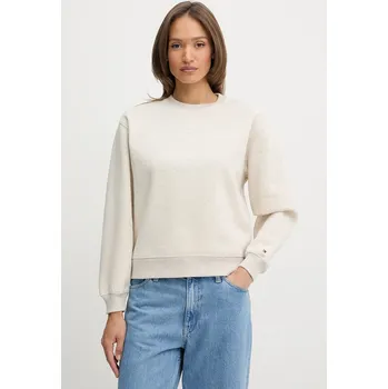 Dámská mikina Mikina Tommy Hilfiger dámská, modrá barva, s potiskem, WW0WW39791 01A, vel. S