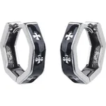 Steel Edge Náušnice z chirurgické oceli s kříži WJHE1279