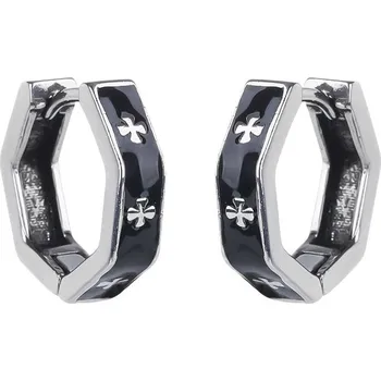 Náušnice Steel Edge Náušnice z chirurgické oceli s kříži WJHE1279