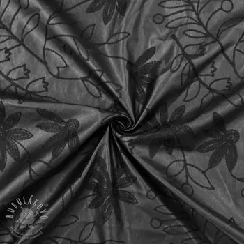 Umělá kůže oděvná Flowers design C