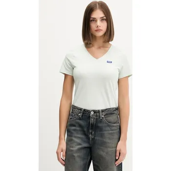 Dámské tričko Bavlněné tričko Hugo Blue Classic V_B 50513667 zelená 07X, vel. S