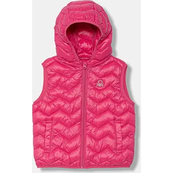 Dívčí vesta Dětská vesta United Colors of Benetton 21INGJ00H.P.Season.9BYA růžová 42X, vel. 82