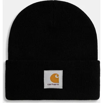 Čepice Čepice Carhartt WIP Schooling Beanie černá barva, I035521.K02XX, ONE SIZE, 99X