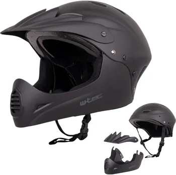 Helma na motorku W-TEC Downhill přilba Campanero Matt Black S (48-54)