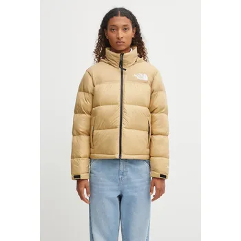 Péřová bunda The North Face 1996 Retro Nuptse béžová barva, zimní, NF0A3XEOGM31, L, 80X