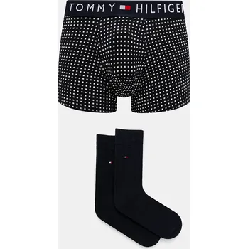 Boxerky Boxerky a ponožky Tommy Hilfiger pánské, tmavomodrá barva, UM0UM02900 59X, vel. S
