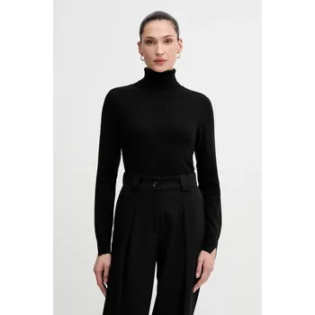 Pánský svetr Svetr z vlněné směsi Sisley 102HM2174 černá 99A, vel. M